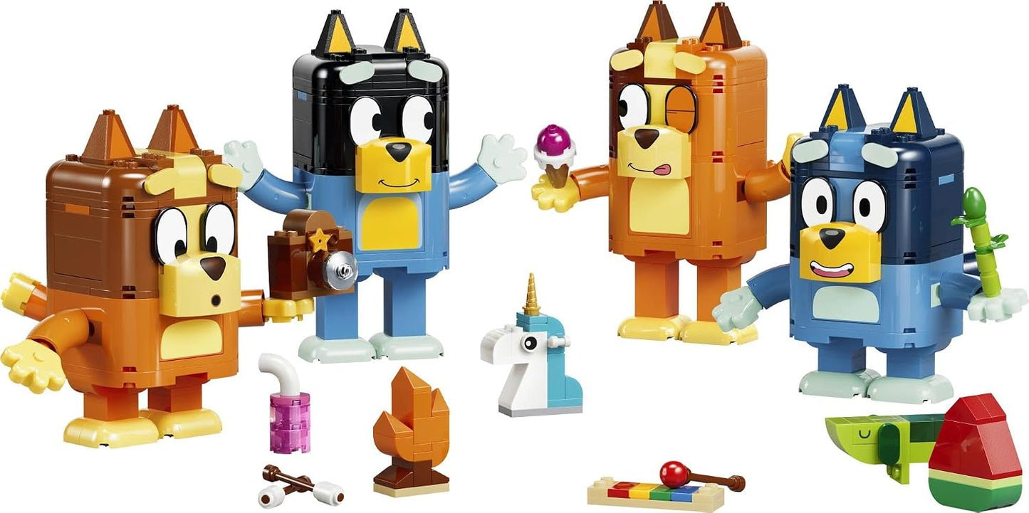 LEGO® Bluey Brick-Built Bluey Family 11217 Toy Set, 466 Pieces