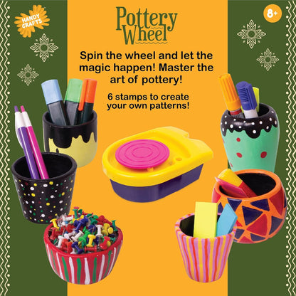 Funskool Pottery Wheel Craft Kit – Motorized Clay Pottery Set for Kids | DIY Art & Craft Activity (Ages 8+)