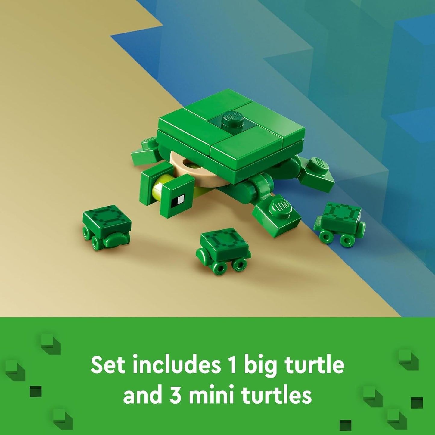 LEGO Minecraft The Turtle Beach House Model 21254 (234 Pieces)