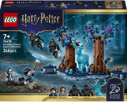 LEGO 76475 Harry Potter Forbidden Forest: Expecto Patronum Building Set | 244 Pieces | Wizarding World Adventure Toy