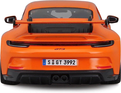Bburago 1:24 Scale Die‑Cast Model – Porsche 911 GT3 (992) in Metallic Orange – 2021/2022 Edition - Jaiman Toys