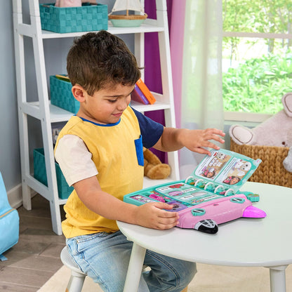 VTech Gabby's Dollhouse Cat-a-Vator Discovery Book | Interactive Learning Book with Stories, Music, Vocabulary & Lights for Kids 3+