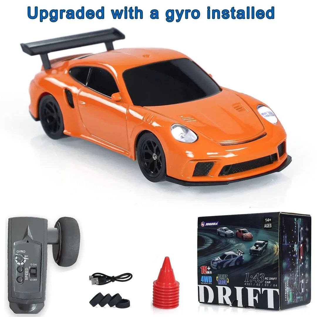 Chassis Model 1:43 RC Drift Race Car 4WD Ready to Go Mini Car Toy With Gyro