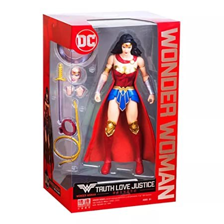 DC Wonder Women Action Figure with accessories - TRUTH LOVE JUSTICE Age 6+ (Pack of 1)