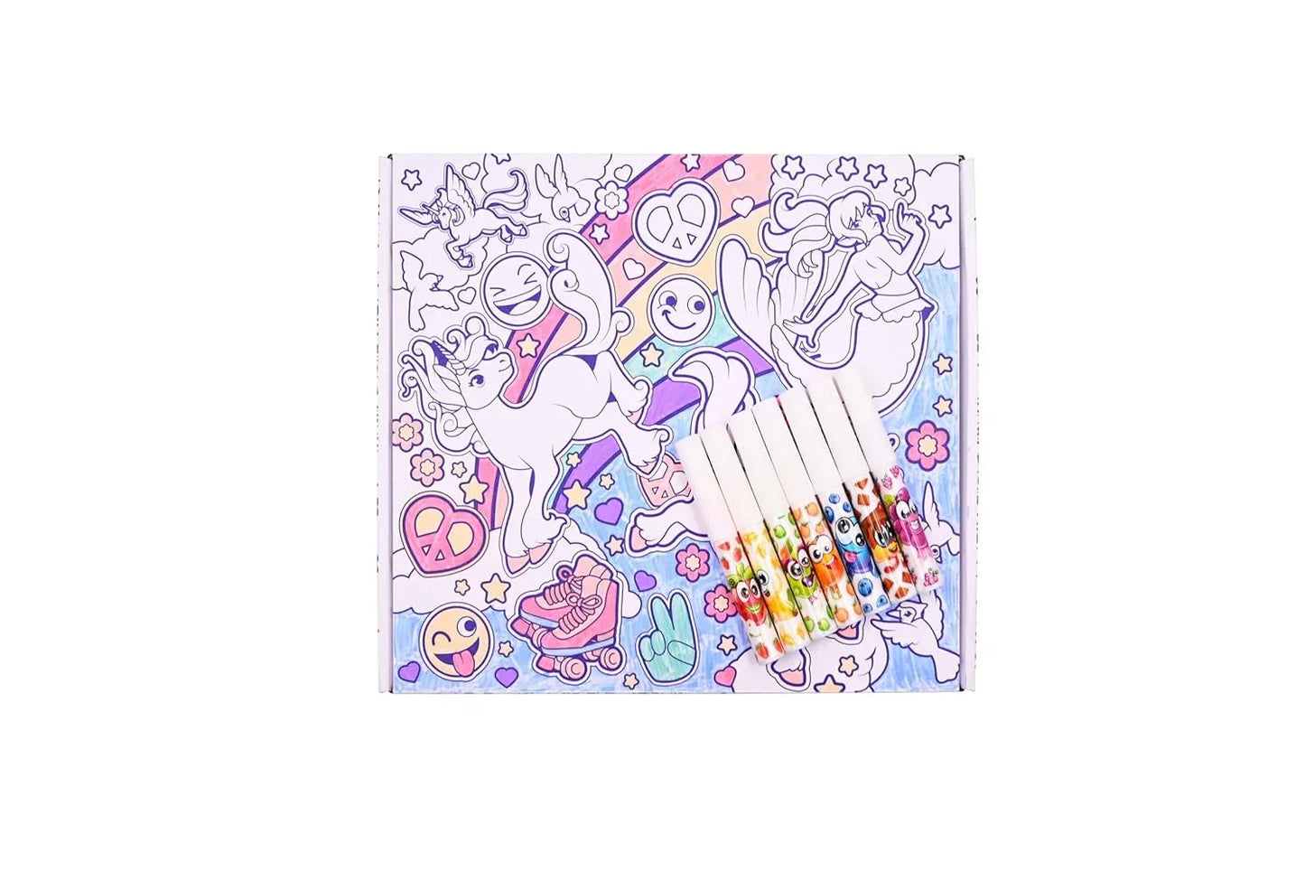 Scentos CleanColouring Markers and Gel Painting Enchanted Unicorn Set - Jaiman Toys