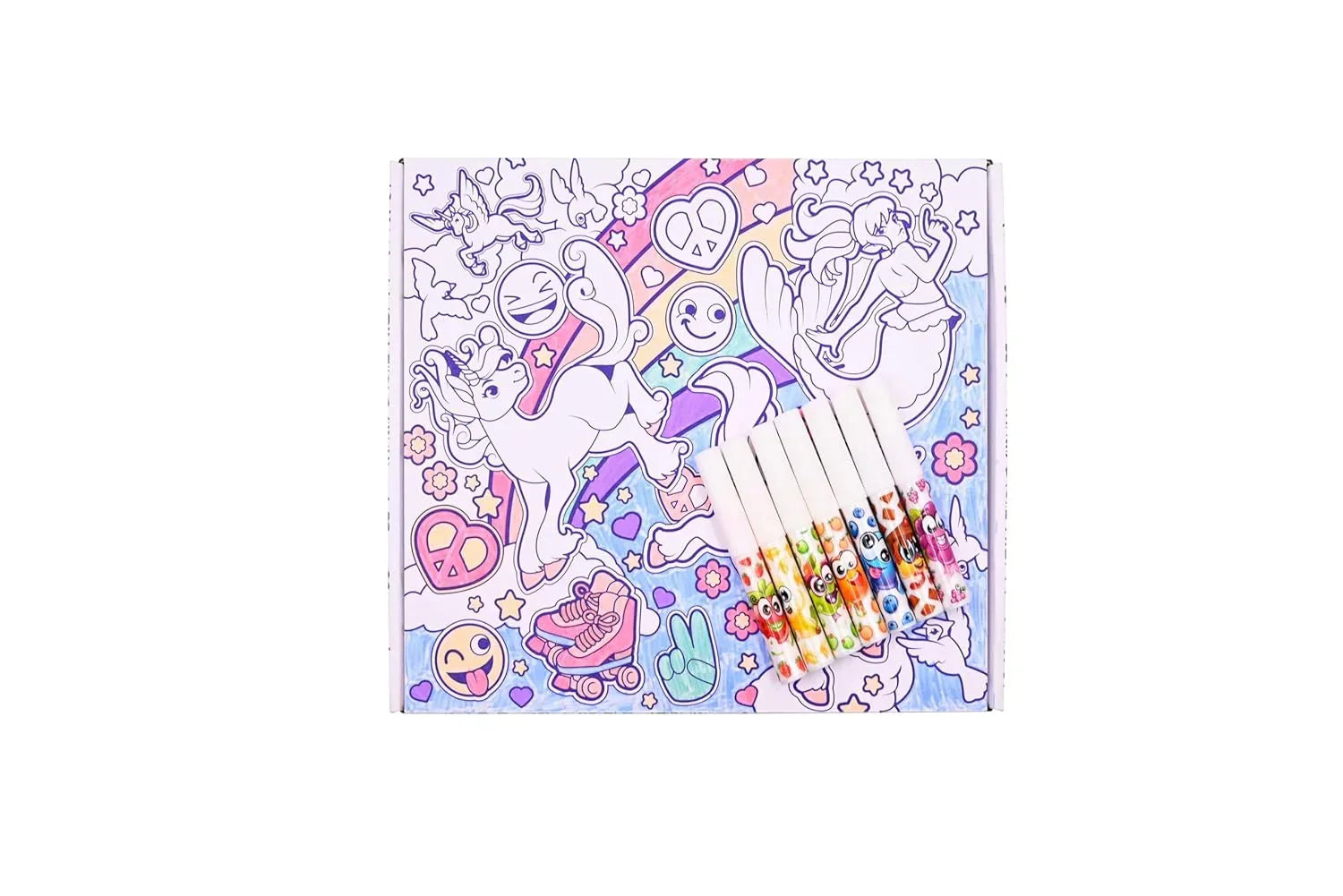 Scentos CleanColouring Markers and Gel Painting Enchanted Unicorn Set - Jaiman Toys