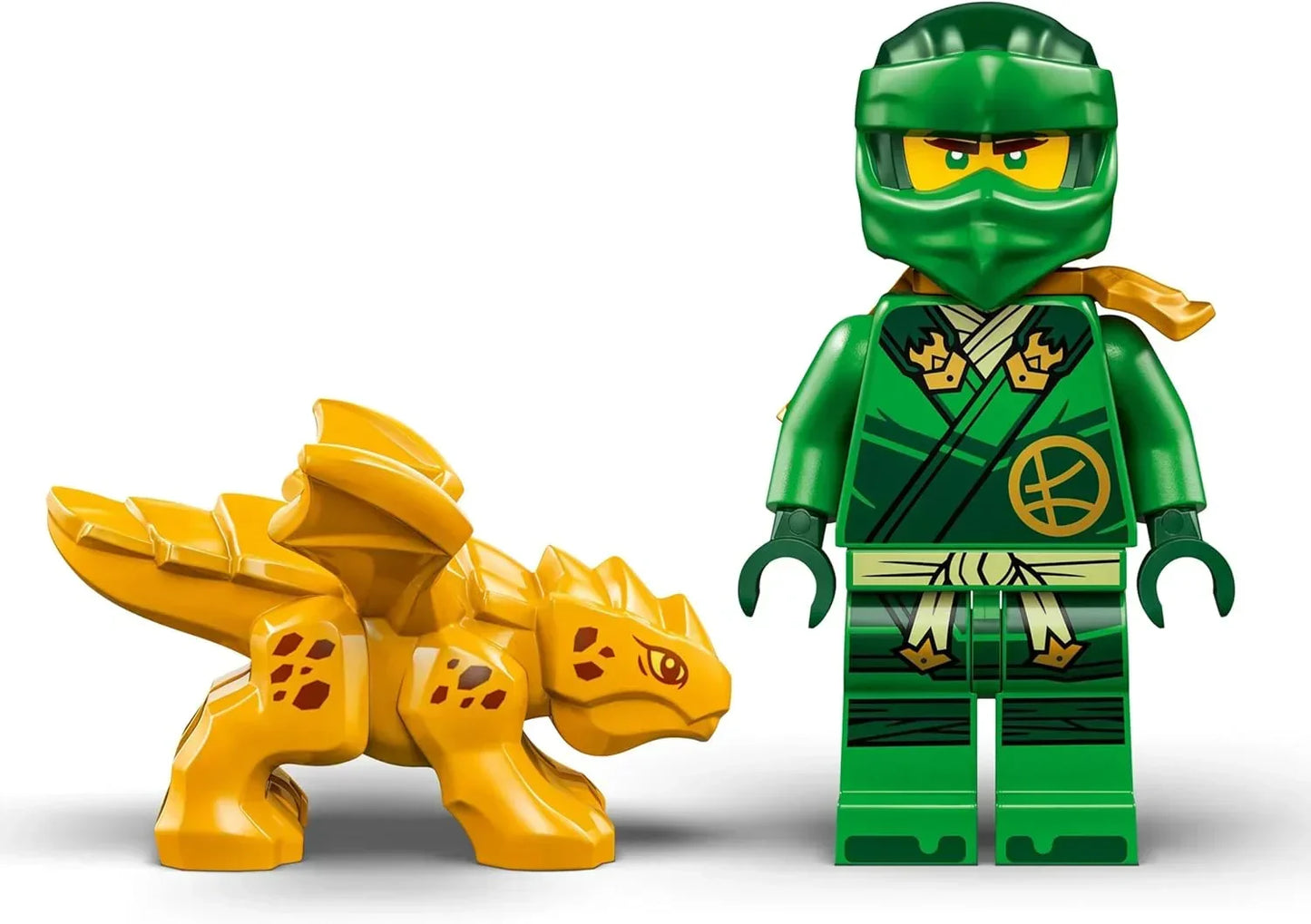 LEGO NINJAGO 71829 Lloyd’s Green Forest Dragon Figure - Building Toy with 2 Minifigures for Imaginative Play, Ninja Gift Idea for 6 Plus Year Old Boys, Girls & Dragons Rising Fans