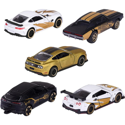 Majorette Limited Edition 9, Model Vehicles with Camouflage Look, Die Cast Metal with Opening Parts, Rotating Wheels and Suspension for Children Aged 3 and Above Boys, Girls, Kids- Set of 5 Brand: Majorette - Jaiman Toys