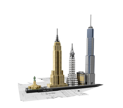 LEGO  21028 Architecture New York City Skyline Building Blocks for 12+ Yrs (598 Pcs)