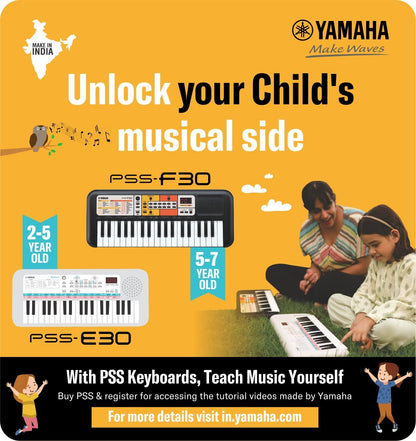 (Box Damage) Yamaha Remie PSS-E30 37-Key Portable Mini Keyboard