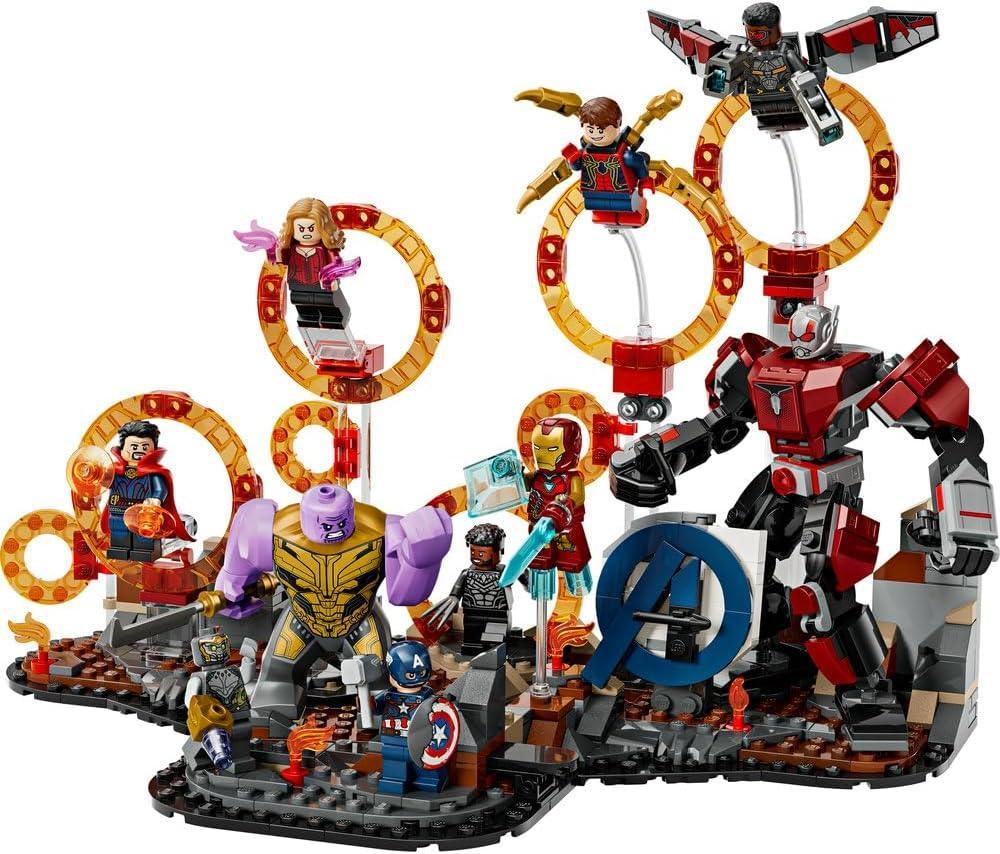 LEGO Marvel 76323 Avengers: Endgame Final Battle Building Toy with a Thanos Figure, Ant-Man Mech & 9 Minifigures incl. Captain America, Black Panther, Iron Man & Doctor Strange - Gift for Boys & Girls