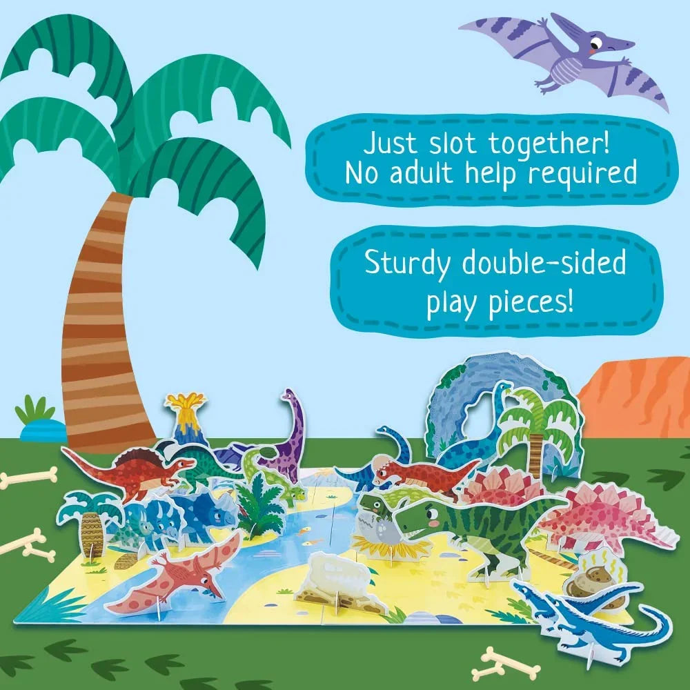 Build and Play Dinosaurs | Interactive Build & Play Activity Kit for Kids (Paperback)