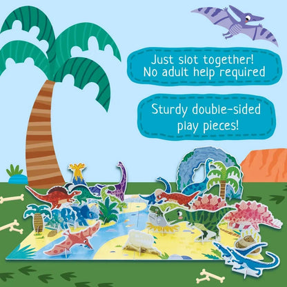 Build and Play Dinosaurs | Interactive Build & Play Activity Kit for Kids (Paperback)