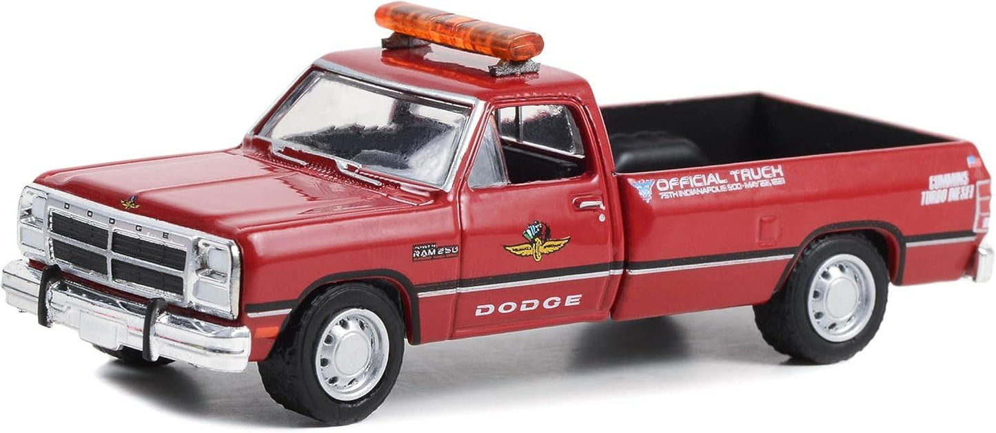 Greenlight 75th Indianapolis 500 Exclusive – 1991 Dodge Ram Fire Truck (1:64 Scale Die-Cast) - Jaiman Toys