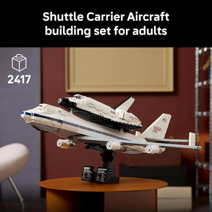 LEGO10360 Shuttle Carrier Aircraft  Iconic NASA Boeing747 & Space Shuttle Orbiter  2,417Piece Display Set