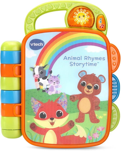 VTech Animal Rhymes Storytime Interactive Musical Learning Book | 45+ Songs, Melodies, Sounds & Phrases for Babies 9-36 Months