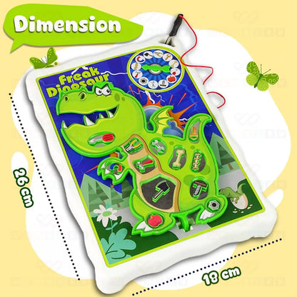 Freak Dinosaur Operation Board Game – Electronic Skill Toy for Kids Ages 4–12 - Jaiman Toys