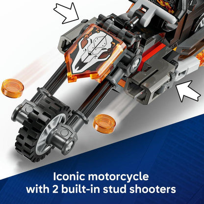 LEGO | Marvel 76335 Spider-Man vs. Ghost Rider Motorcycle - Superhero Toy w/a Motorbike Model, 2 Minifigures, Web String & Fire Elements - Gift for 6+ Year Old Boys