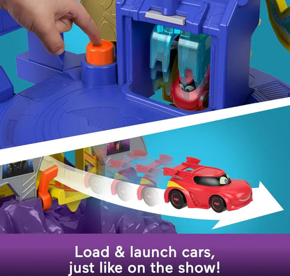 Fisher-Price DC Batwheels Toy Car Race Track' Launch & Race Batcave with Lights & Sounds - Jaiman Toys