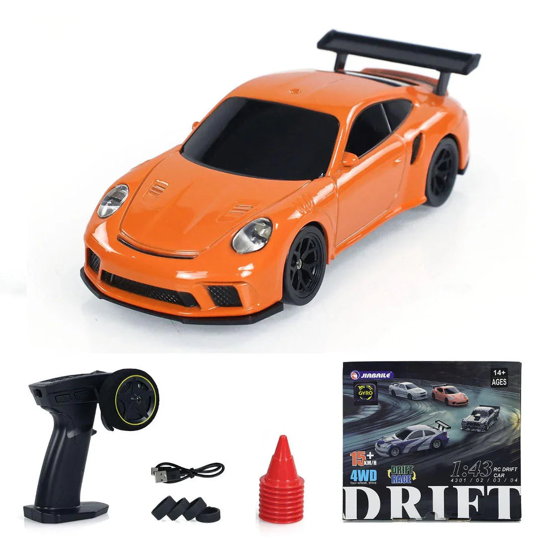 Chassis Model 1:43 RC Drift Race Car 4WD Ready to Go Mini Car Toy With Gyro