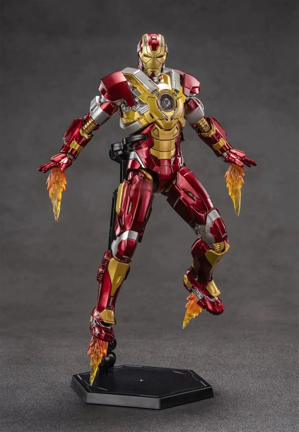 ZD Toys Marvel Iron Man Mark XVII (17) Heartbreaker 1/10 Scale 7” Action Figure – with Accessories - Jaiman Toys