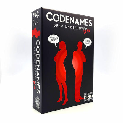 Codenames: Deep Undercover 2.0 - Boardgame For Adults! Lark &amp; Calm (4-8) Age 18+