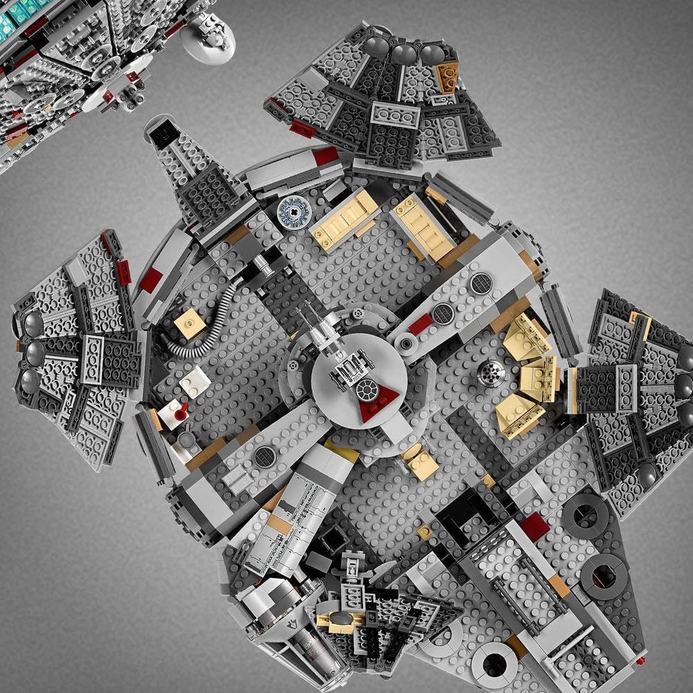 LEGO Star Wars 75257 Millennium Falcon Building Blocks for Kids (1351 Pcs)