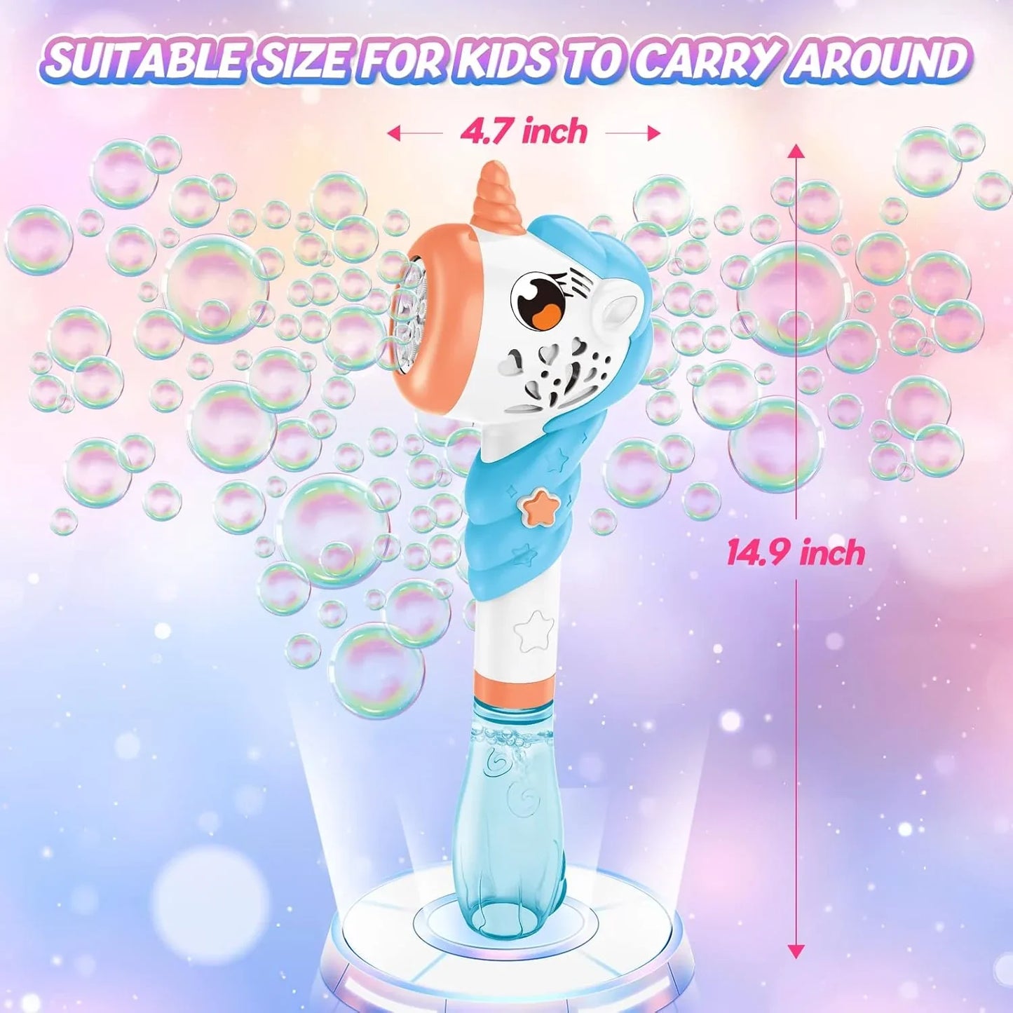 Automatic Electric Cartoon Bubble Machine – Fun Bubble Wand Toy for Kids - Jaiman Toys