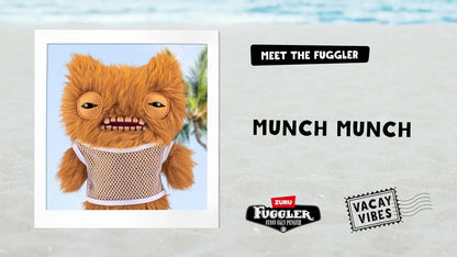 Vacay Vibes by ZURU, Funny Ugly Monster, Plush, Collectible, Toy (Munch Munch - Ginger) 4+ - Jaiman Toys