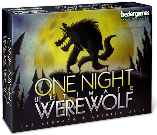 Bezier Games One Night Ultimate Werewolf Board Game, Multi Color, Big Kid - 3 to 10 Players,  AGE 8+