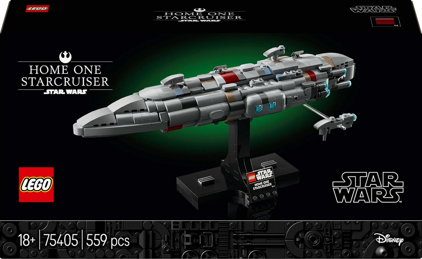 LEGO Star Wars 75405 Home One Starcruiser Building Set (559 Pieces)