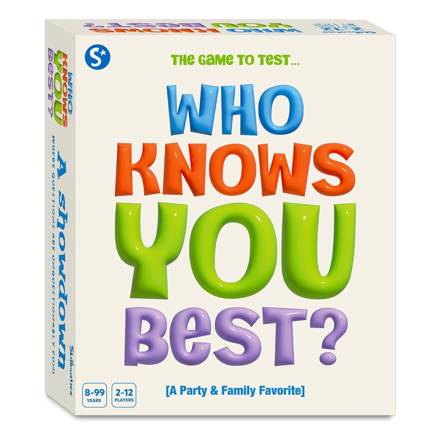 Skillmatics Card Game - Who Knows You Best, Family Party Game for Boys, Girls, Kids, Teenagers and Adults, Fun for Game Night, Gifts for Ages 8, 9, 10 and Up