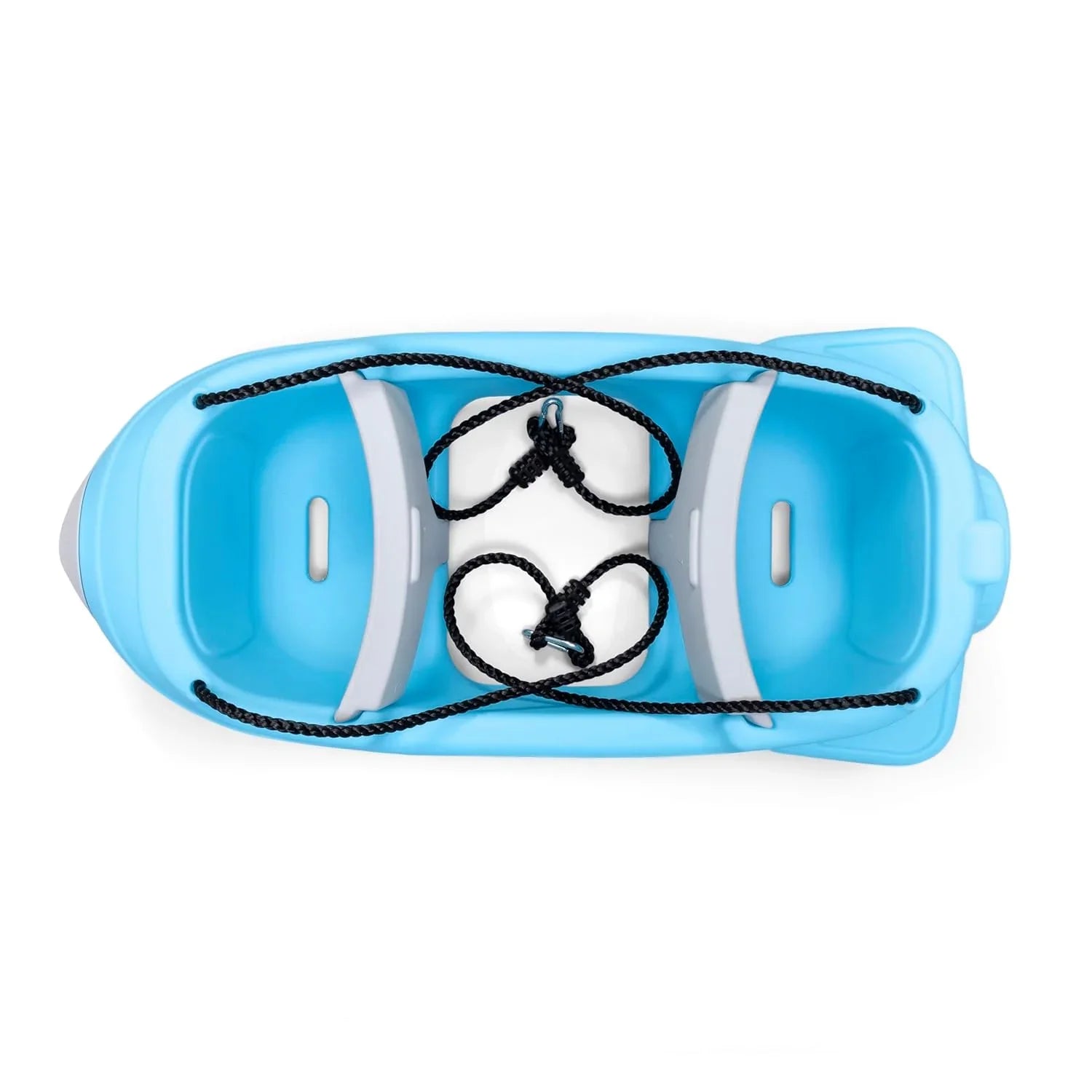 Step2 Rocket Double Swing – Blue, Two-Seater Outdoor Swing with Safety Belts - Jaiman Toys