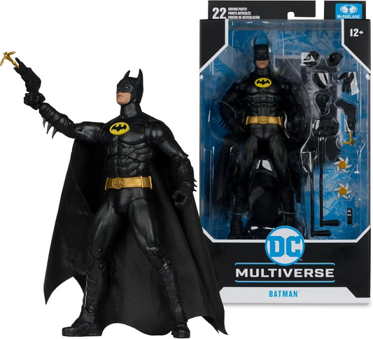 McFarlane Toys – DC Multiverse Batman (1989 Movie) 7" Action Figure – 22 Points of Articulation, Accessories Included - Jaiman Toys