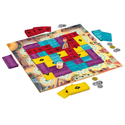 Marrakech Board Game – Strategic Family Game of Rugs & Negotiation - Jaiman Toys