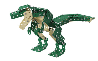 Zephyr Mechanix T-Rex Collector’s Edition – 404-Piece Metal Dinosaur Model Building Kit, Ages 8+