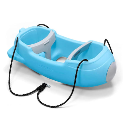 Step2 Rocket Double Swing – Blue, Two-Seater Outdoor Swing with Safety Belts - Jaiman Toys