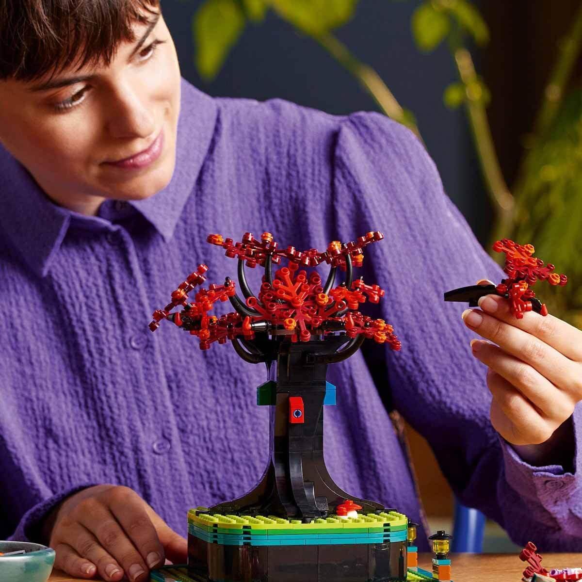 LEGO 21346 Ideas Family Tree Building Blocks Toy Set, Gift for Adults (1040 Pieces)-Botanical Collection