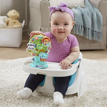 VTech Turn & Learn Ferris Wheel Interactive Learning Toy with Lights, Sounds, Music & Animal Friends | Educational Activity Toy for Babies