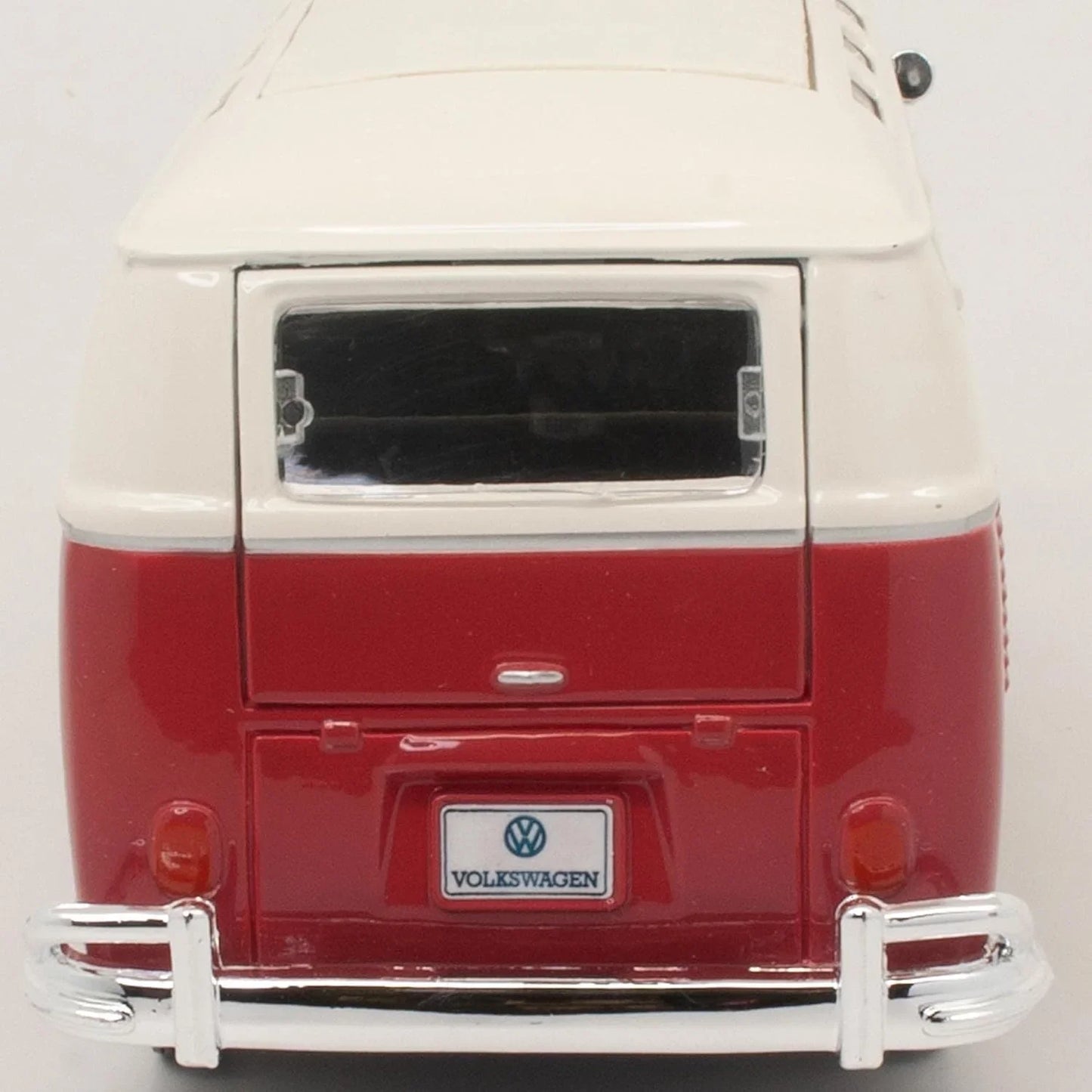 Maisto 1:25 Scale (≈1:24) Die‑Cast Volkswagen Samba Bus “Samba” – Red & Beige (Model 31956) - Jaiman Toys