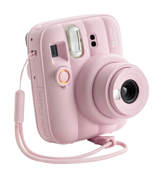 Fujifilm Instax Mini 13 Delight Box – Instant Camera Bundle with Instax Mini Film (10 Sheets), Crystal Carry Case & Photo Bunting – Candy Pink