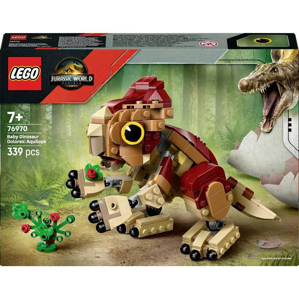 LEGO Jurassic World Baby Dinosaur Dolores: Aquilops Toy Set 76970 Building Blocks Toys for 7+ Gift for Boys and Girls - Jaiman Toys