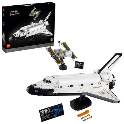 (Distress Box) LEGO 10283 NASA Space Shuttle Discovery Building Kit (2,354 Pieces) - Jaiman Toys