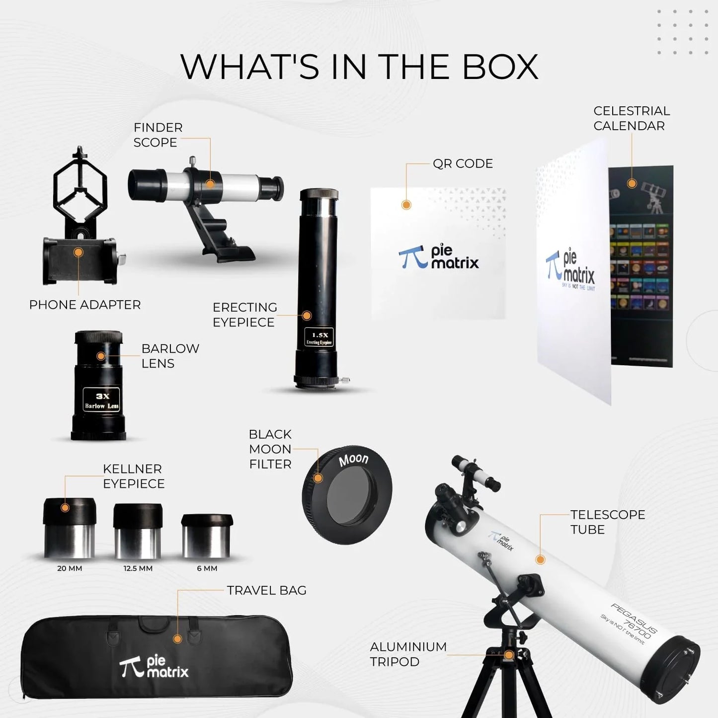 Pegasus 76700 HD Telescope – Explore Moon, Planets & Deep Space in Ultra Clarity - Jaiman Toys