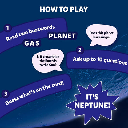 Skillmatics Card Game - Guess in 10 NASA Space, Perfect for Boys, Girls, Kids & Families Who Love Educational Toys, Gifts for Ages 8, 9, 10 and Up