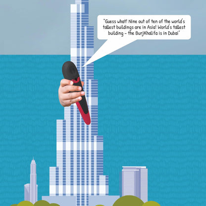 goDiscover Interactive Talking Globe with Smart Pen | Multilingual Geography Learning Toy for Kids