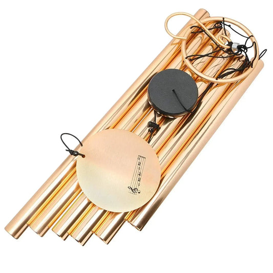 KallaG Wind Chimes 42 Inch Rose Gold – Premium Outdoor Tuned Aluminum Wind Chime for Garden & Balcony Decor