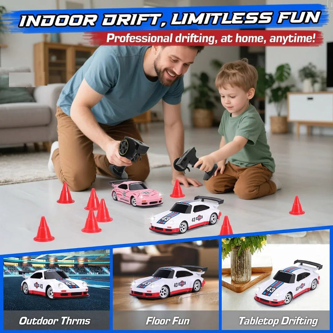 Chassis Model 1:43 RC Drift Race Car 4WD Ready to Go Mini Car Toy With Gyro