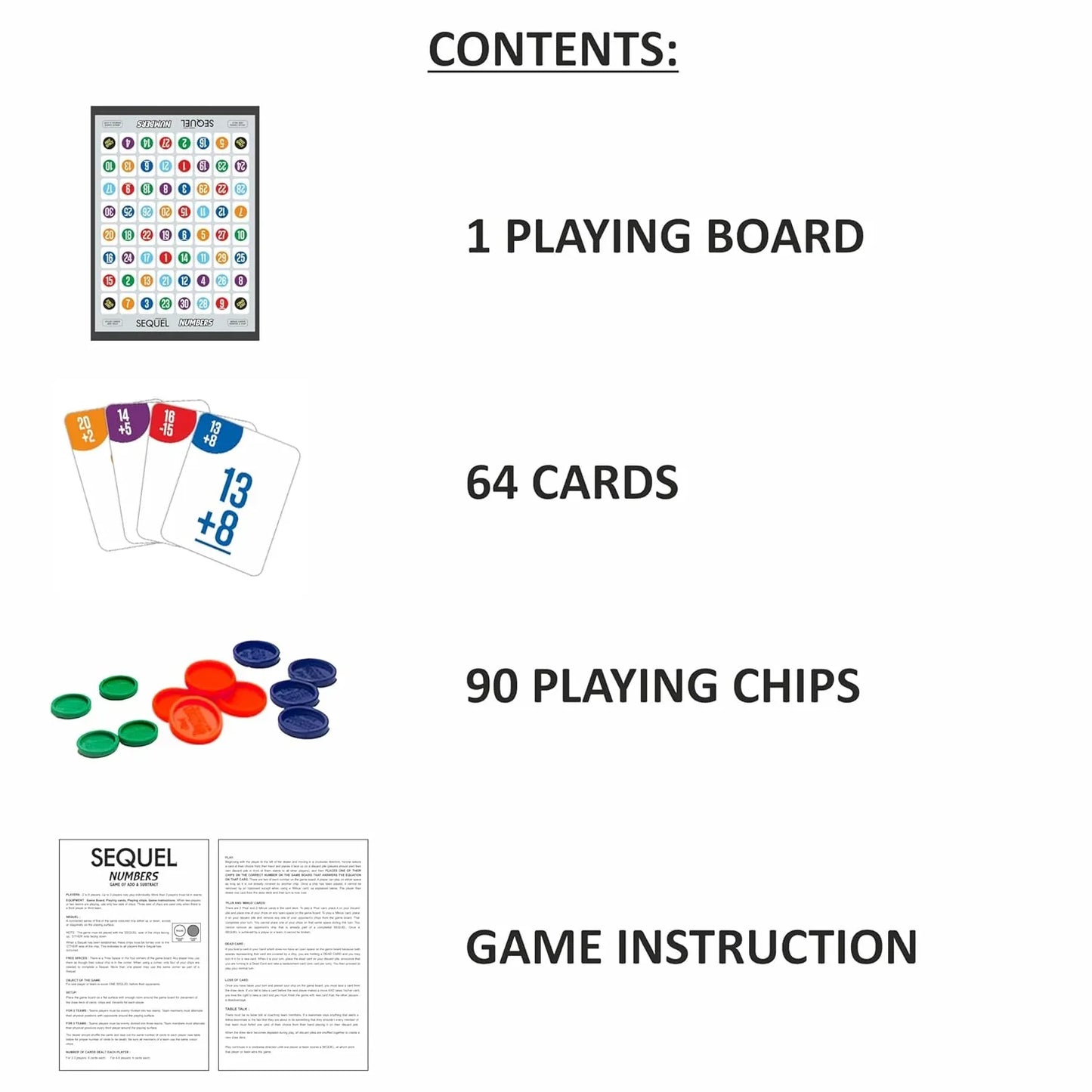 Ankit Toys Sequel Board Game – Strategy & Number Game for Kids & Families