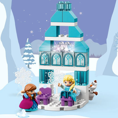 LEGO 10899 Duplo Frozen Ice Castle (59 Pcs) – Educational Building Blocks Set for Kids, Multicolor